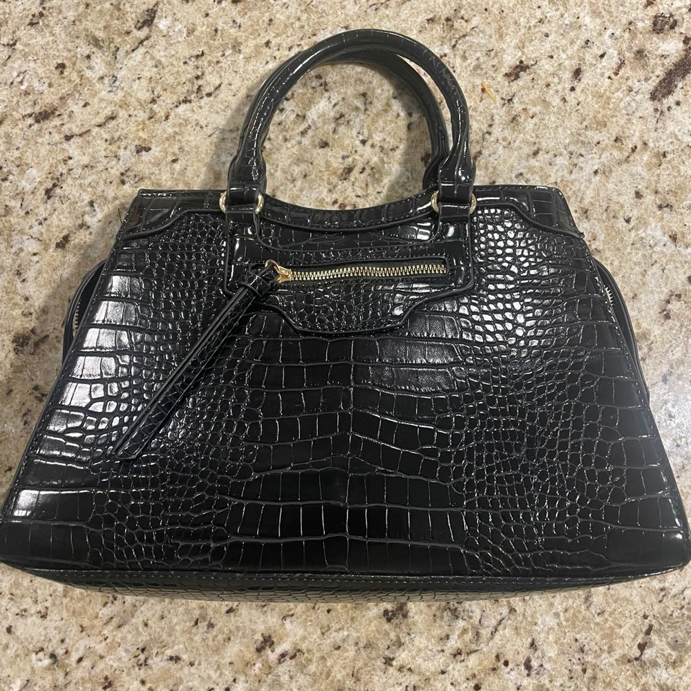 Black handbag